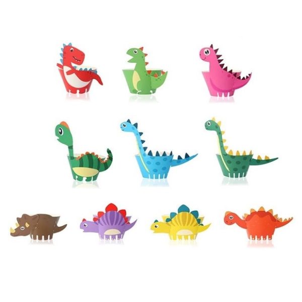 Okraj na muffiny Dinosaury 10 ks