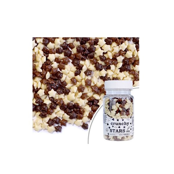 Hviezdičky čokoládové mix 40 g Hviezdičky čokoládové mix 40 g