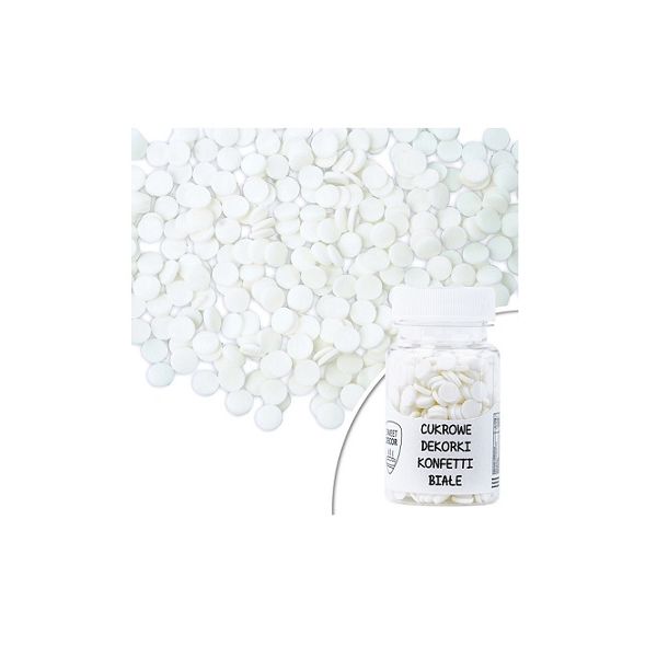 Sprinkle white confetti 30 g