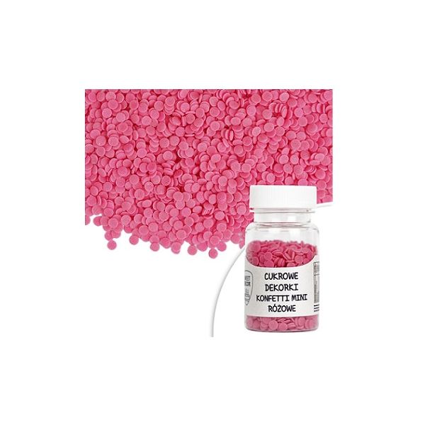 Posyp konfety ružové 30 g