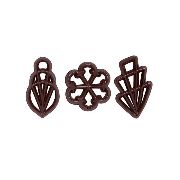 Dark chocolate decorations 300 pcs