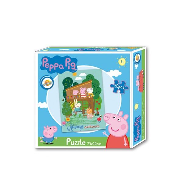 Puzzle Prasátko Peppa 50 ks