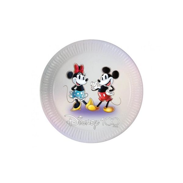 Tanier Minnie a Mickey papier 23 cm 8 ks