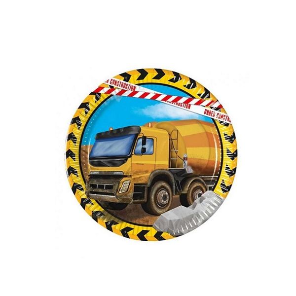 Plate truck paper 20 cm 8 pcs