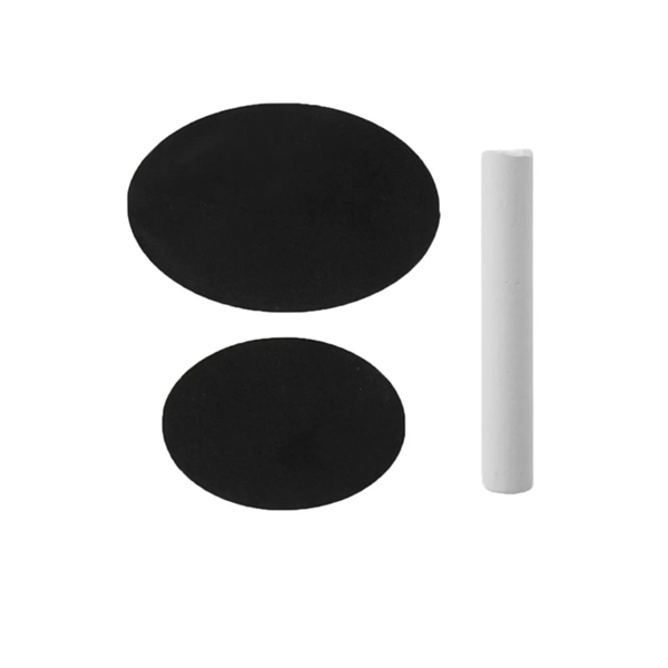 Stickers for cans oval + chalk 14 pcs