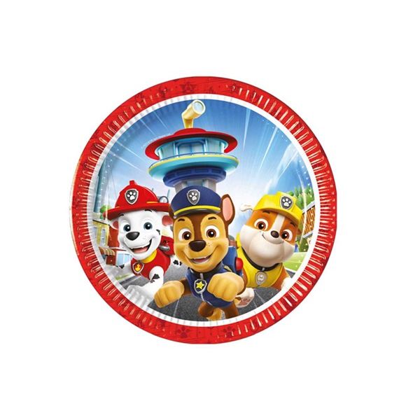 Paw Patrol lemez 20 cm 8 db