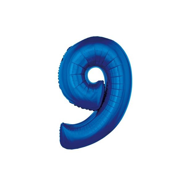 Balón fóliový modrý č. 9