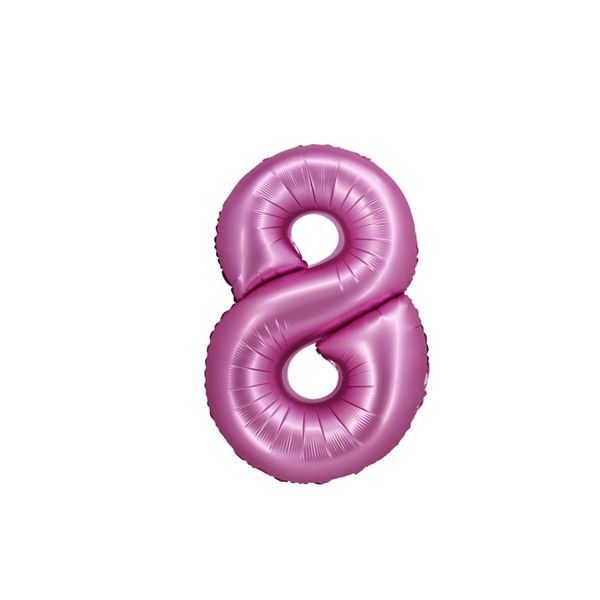 Balón fóliový růžový č.k. 8