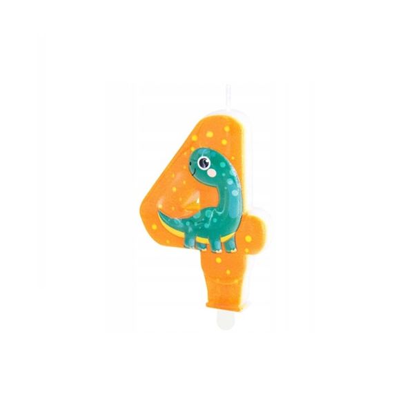 Sviečka dinosaurus č. 4