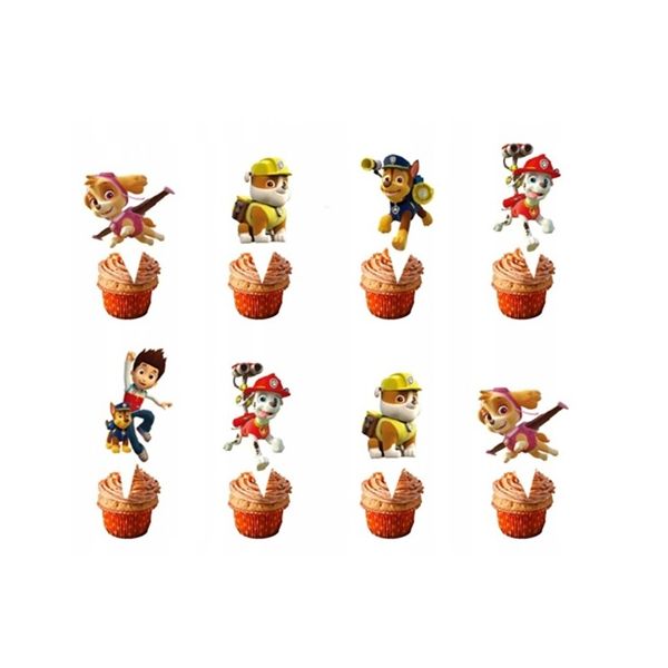 Zápichy na muffiny papier Paw Patrol 25 ks Zápichy na muffiny papier Paw Patrol 25 ks