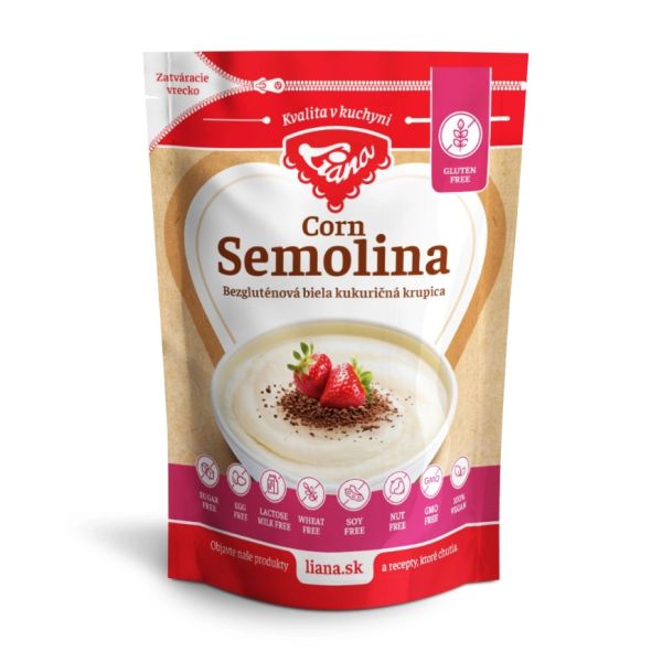 MAISGRIESS Glutenfreier weißer Maisgrieß 250g