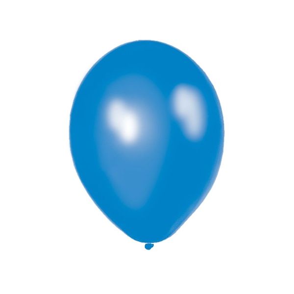 Balón matný modrý 25 cm 1 ks
