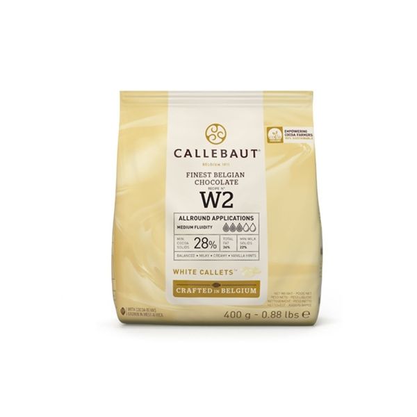 Czekolada biała Callebaut 28% 400 g