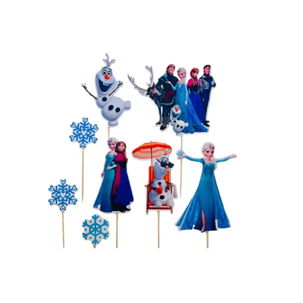 Zápich Frozen papír 8ks