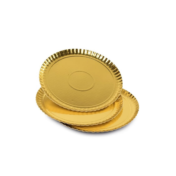 Tác zlatý lepenkový 25 cm