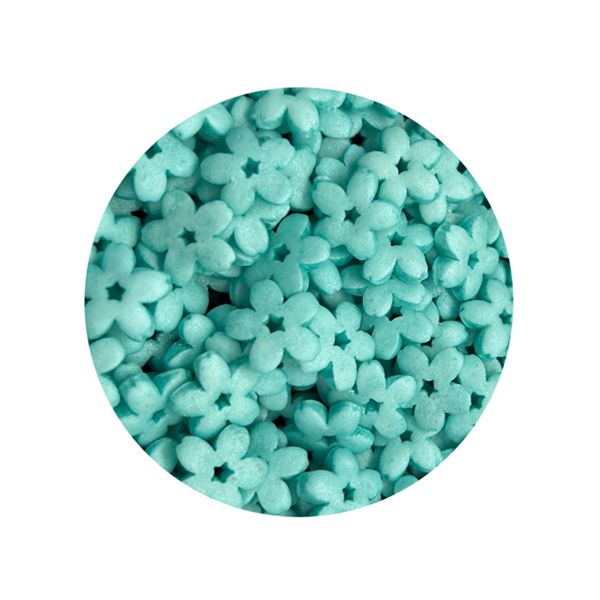 Posyp květiny modré 40g