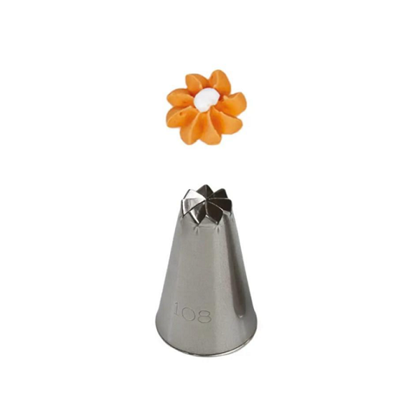 Decorative flower tip