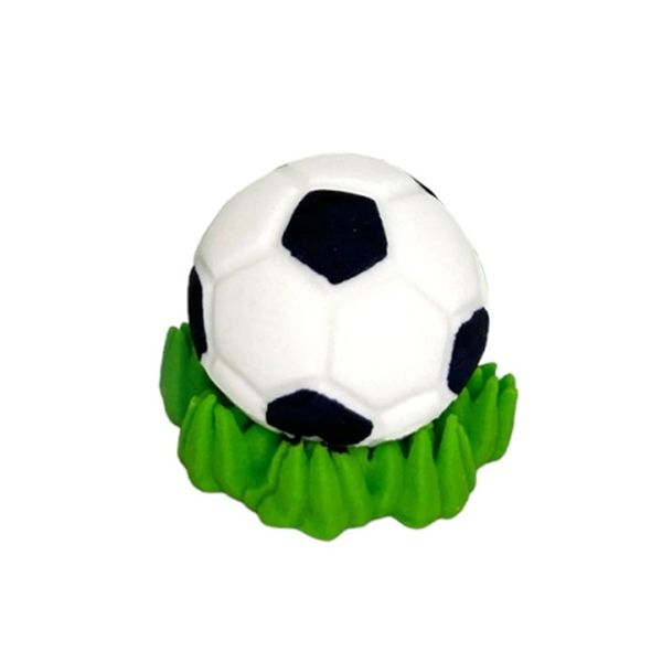 Soccer ball with grass dia. 6 cm