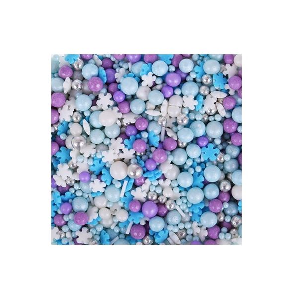 Posyp bílo-modro-fialový 50g Posyp bílo-modro-fialový 50g