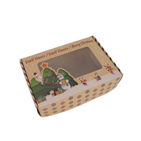 Christmas box with tree 25x17x7 cm
