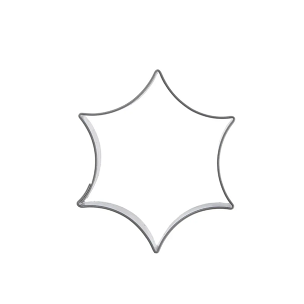 Round star cutter stainless steel