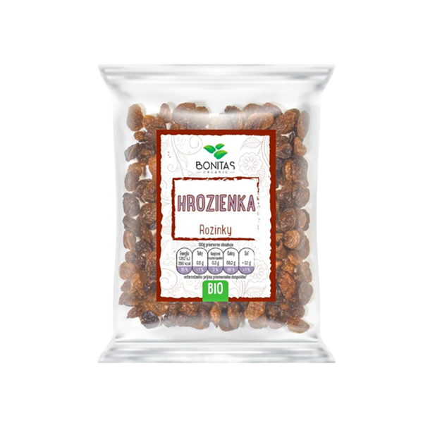 Rozinky hnědé BIO 100g Rozinky hnědé BIO 100g