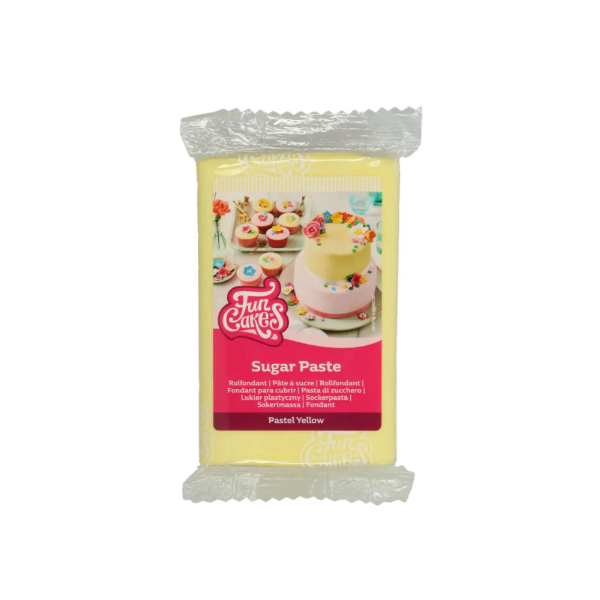 Zuckerpaste Pastellgelb 250g