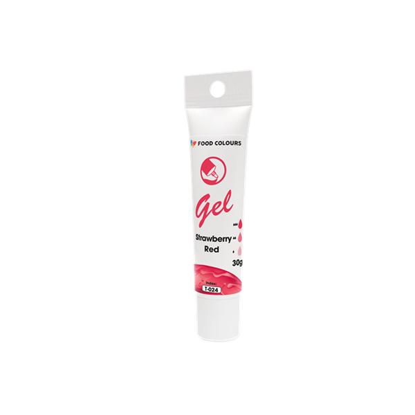 Farba gélová - Strawberry Red 30g