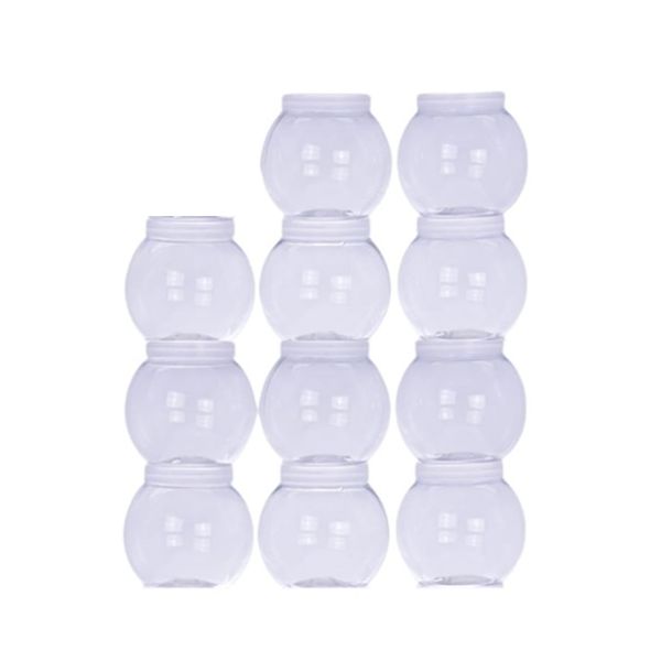Round dessert cup with lid 11 pcs