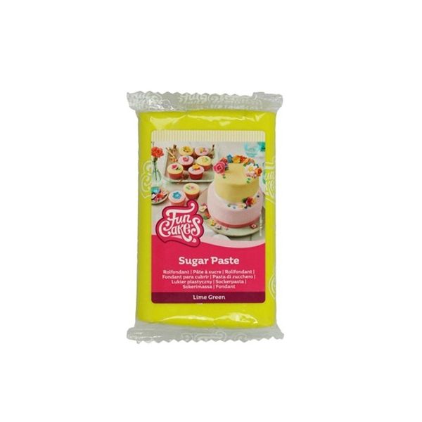 Sugar Paste Lime Green 250g