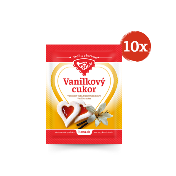 XXL package 10 x Vanilla sugar LIANA 10 g