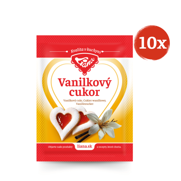 XXL package 10 x Vanilla sugar LIANA 10 g