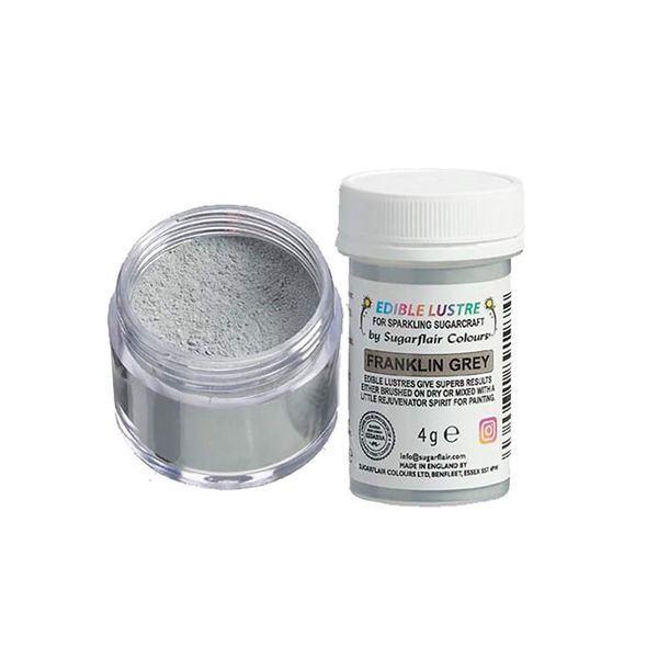 Farba proszkowa Franklin Grey srebrna 4 g