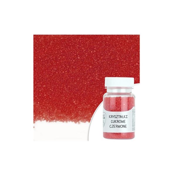Red crystal sprinkles 50 g