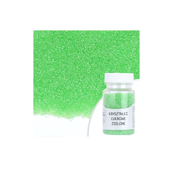 Posyp krystalky zelené 50 g Posyp krystalky zelené 50 g