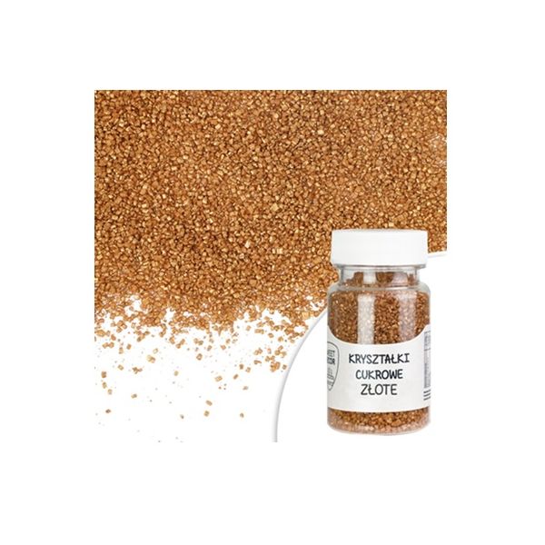 Posyp krystalky zlaté 50 g Posyp krystalky zlaté 50 g