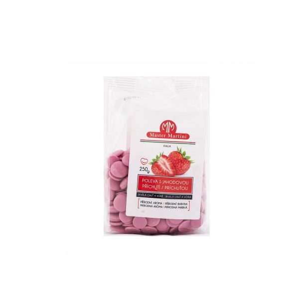 Poleva jahodová Master Martini 250 g