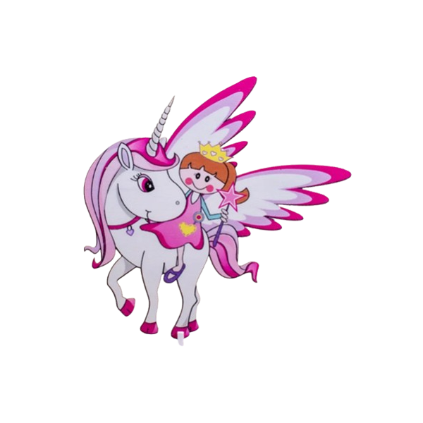 Zápich Unicorn - Jednorožec dřevo