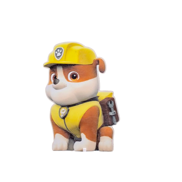 Zápich - Paw Patrol Rubble dřevo