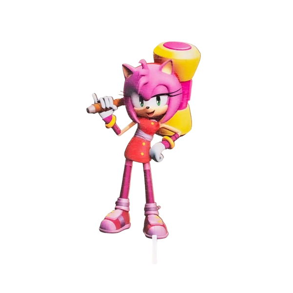 Zápich Sonic - Amy Rose dřevo
