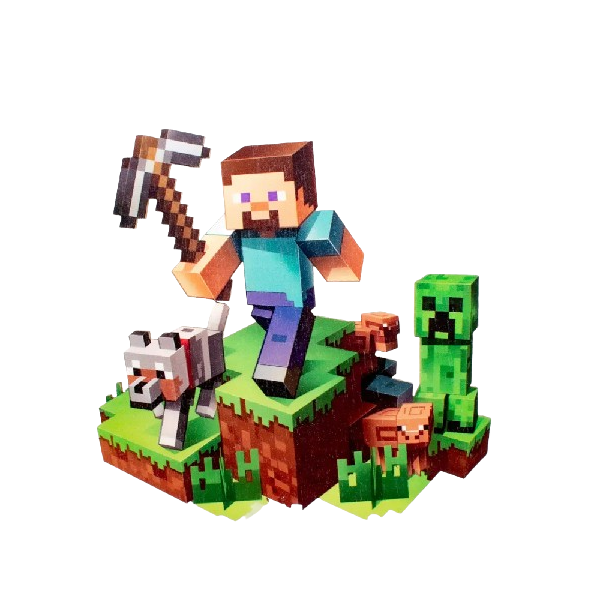 Zápich Minecraft drevo