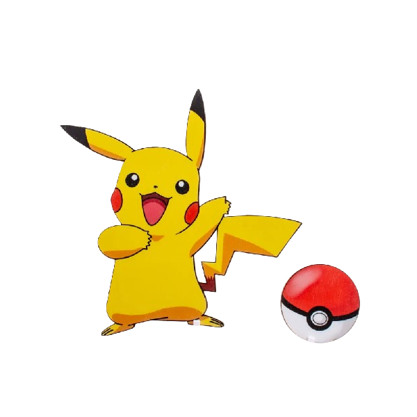 Zápich pokémon Pikachu dřevo