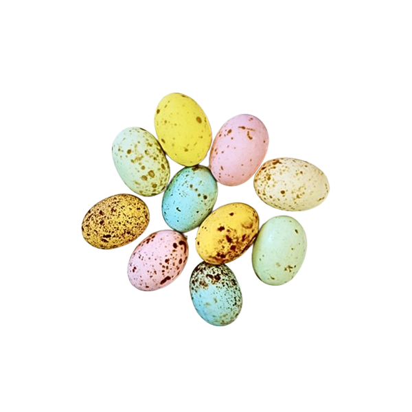 Chocolate eggs with sugar coating 10 pcs Chocolate eggs with sugar coating 10 pcs