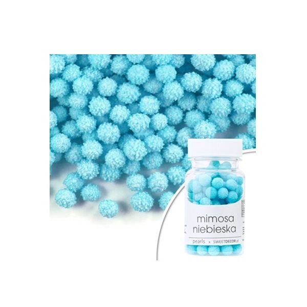 Mimosenblaue Perlen 40 g