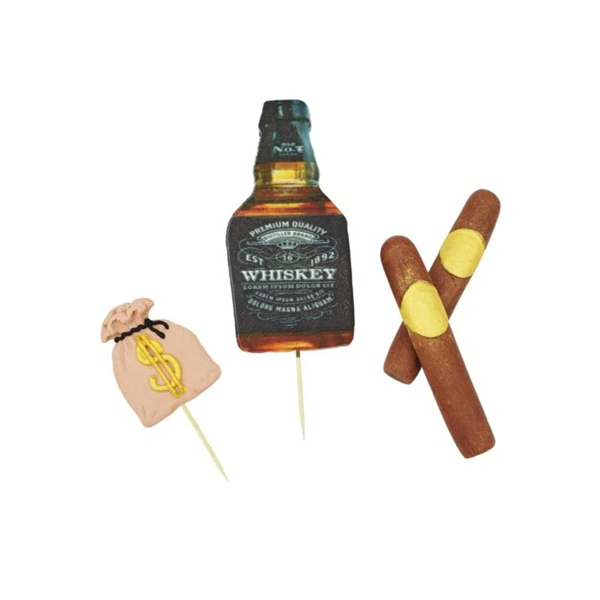 Zápich - Jack Daniels, doutník, měšec Zápich - Jack Daniels, doutník, měšec