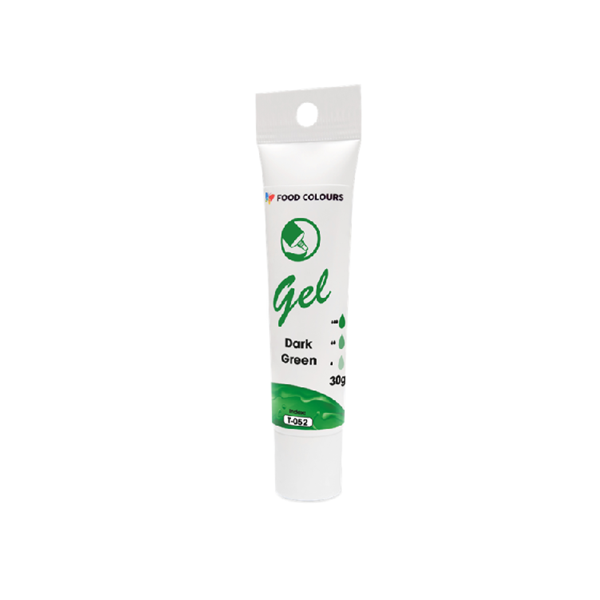 Gél festék - Sötétzöld 30g