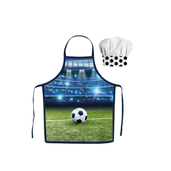 Detská zástera Futbal + čiapka