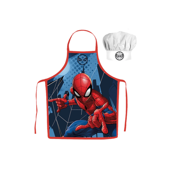 Detská zástera Spiderman + čiapka