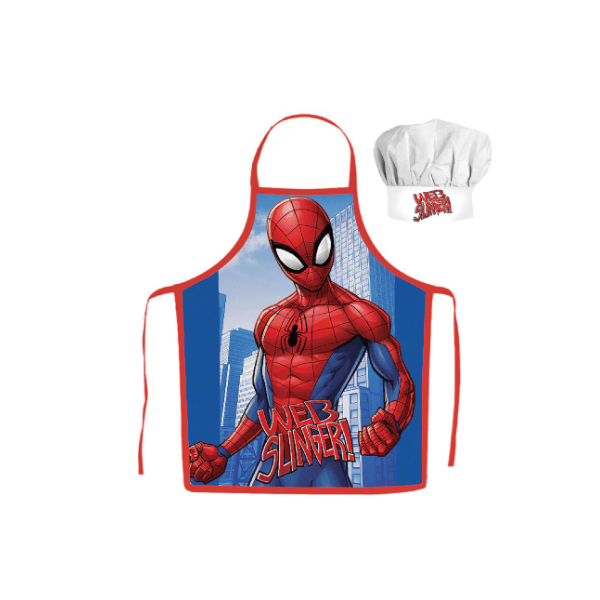 Spiderman Web Slinger Children's Apron + Hat Spiderman Web Slinger Children's Apron + Hat