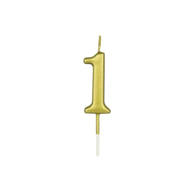Candle - gold 4.5 cm Candle - gold 4.5 cm No.1